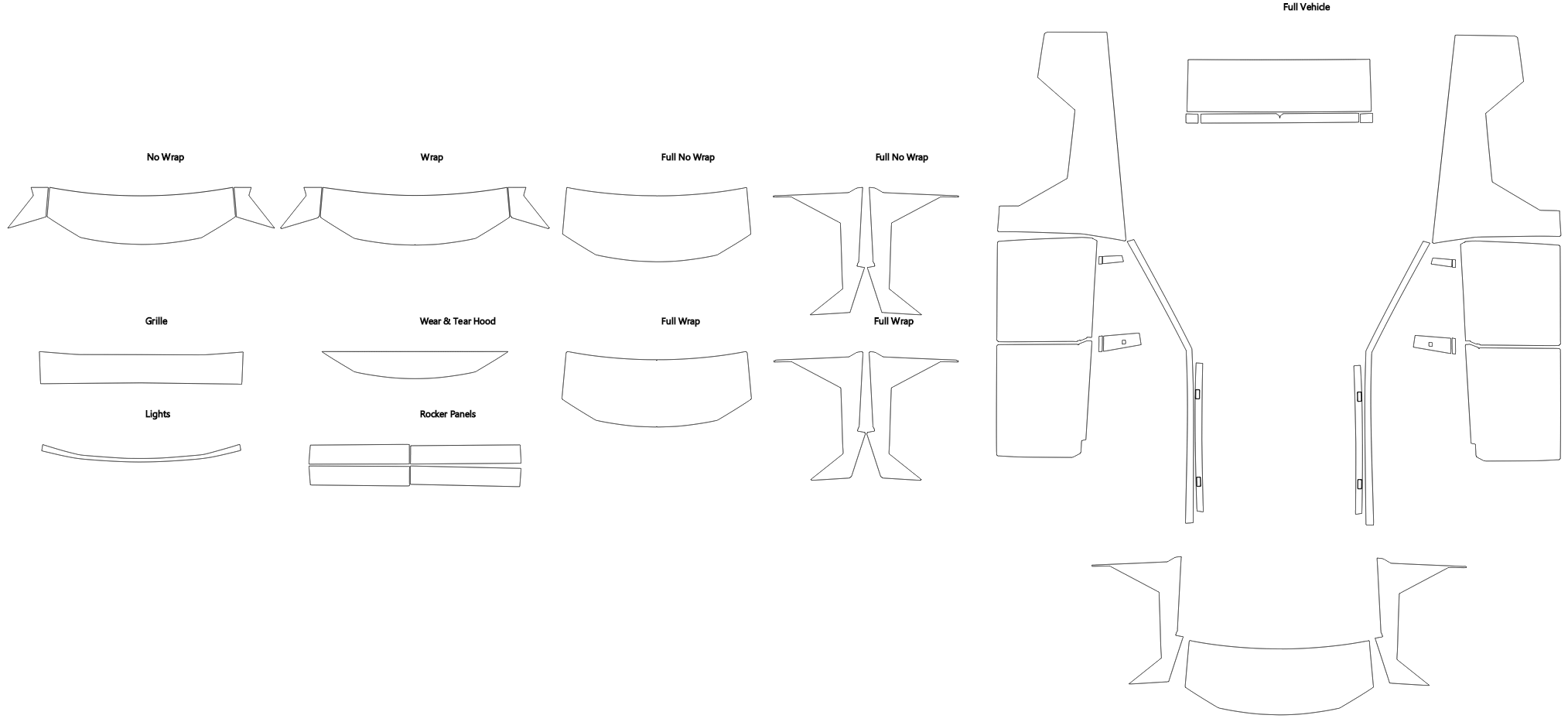 Full Body: Tesla CyberTruck RoadShield™ DIY Paint Protection Film Wrap