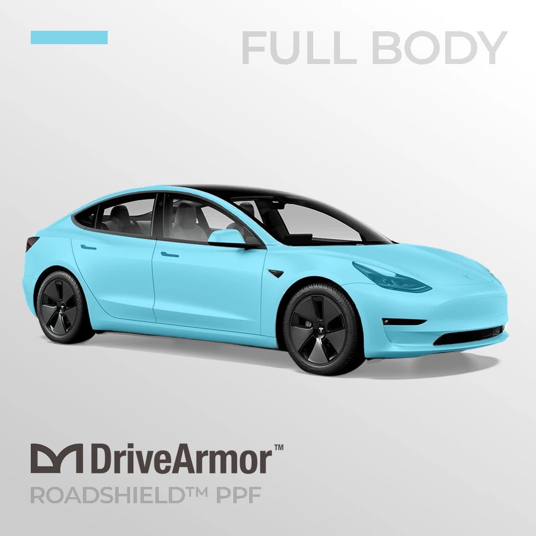 Full Body: Tesla Model 3 RoadShield™ DIY Paint Protection Film Wrap