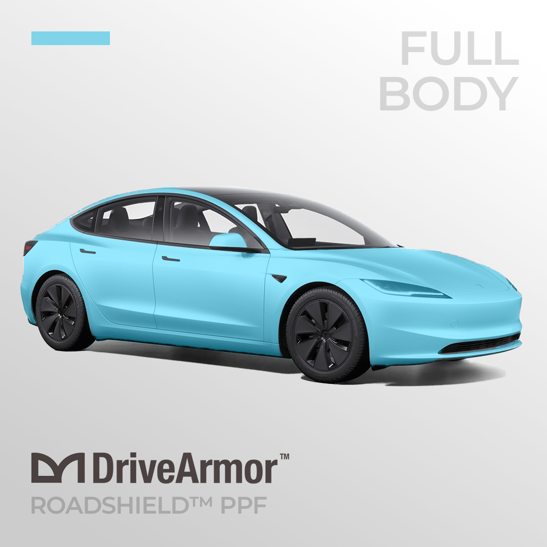 Full Body: Tesla Model 3 Highland 2024+ RoadShield™ DIY Paint Protection Film Wrap