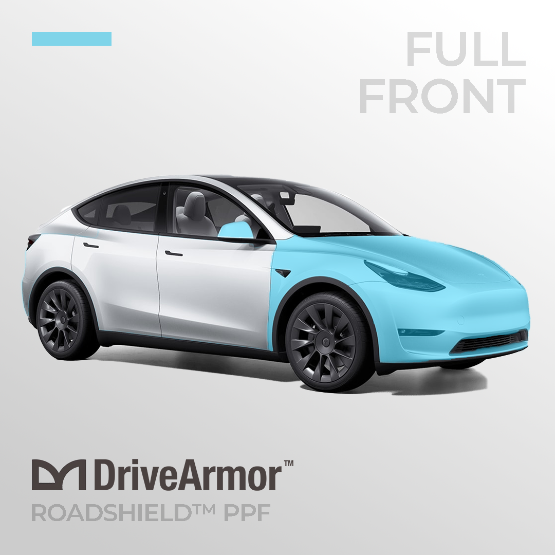 Full Front End: Tesla Model Y RoadShield™ DIY Paint Protection Film Wrap